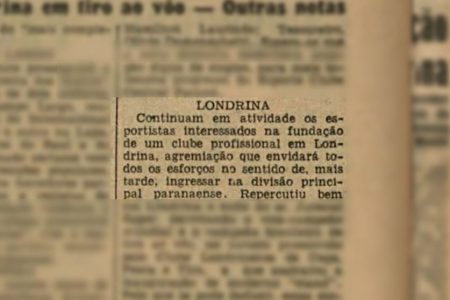 20 04 1956 Continua Atividade Para Fundação Clube Em Londrin